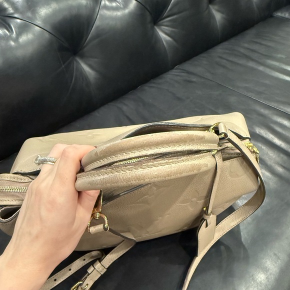 Louis Vuitton Grand Palais Tan Embossed Satchel - Picture 10 of 16